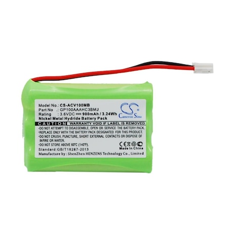 Bsc Preferred Audioline Baby Care V100 G10221GC001474 Baby Monitor Replacement Battery CS-ACV100MB